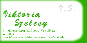 viktoria szelesy business card